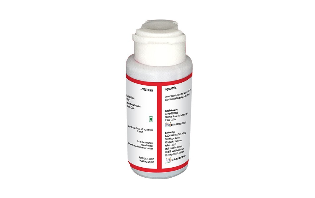 Bloom Strawberry Natural Identical Flavouring Substance (Oil Soluble)   Plastic Bottle  30 millilitre